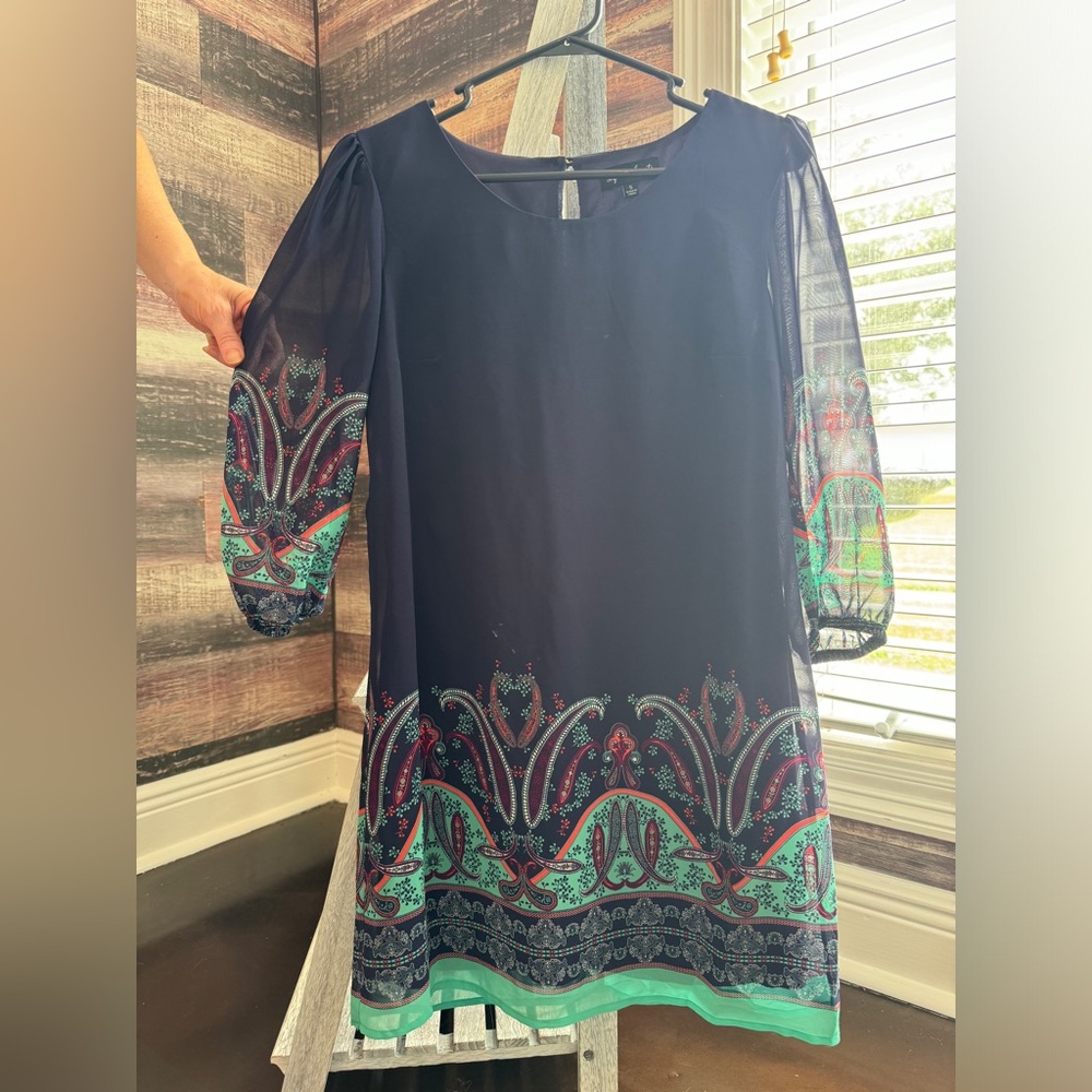 Navy blue dress